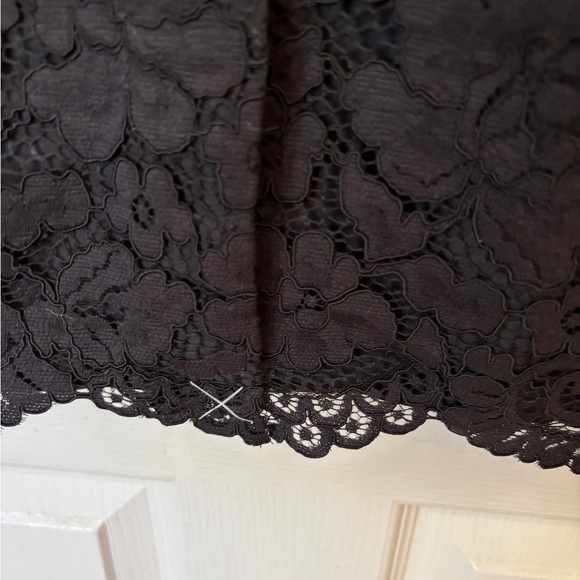 Talbots Black Lace Skirt Midi Women’s Size 16 VN 5404 New W Tags Work Classic - Picture 3 of 8